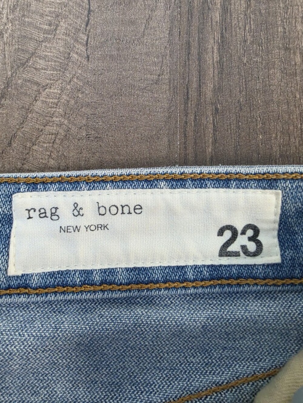 Rag & Bone Nina High-Rise Flare Jeans In Friary Distressed Boho Chic Festival.23 View 2